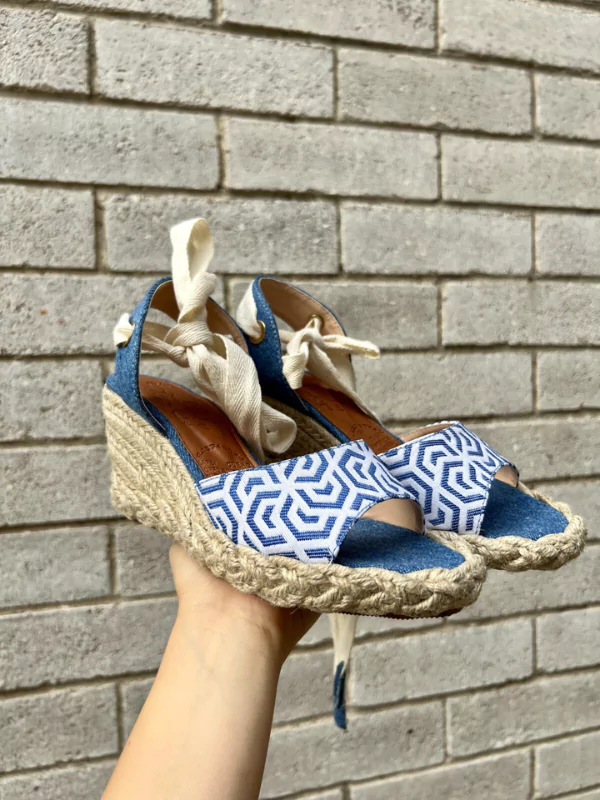 Azul Rombos - Estilo geométrico fresco