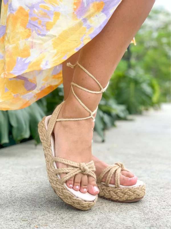 Sandalias de yute